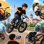 anak Semarang main BMX