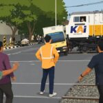truk tertabrak KA Harina Semarang