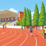 Ilustrasi Stadion Tri Lomba Juang