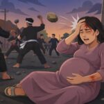 ibu hamil tawuran pesilat Karanganyar