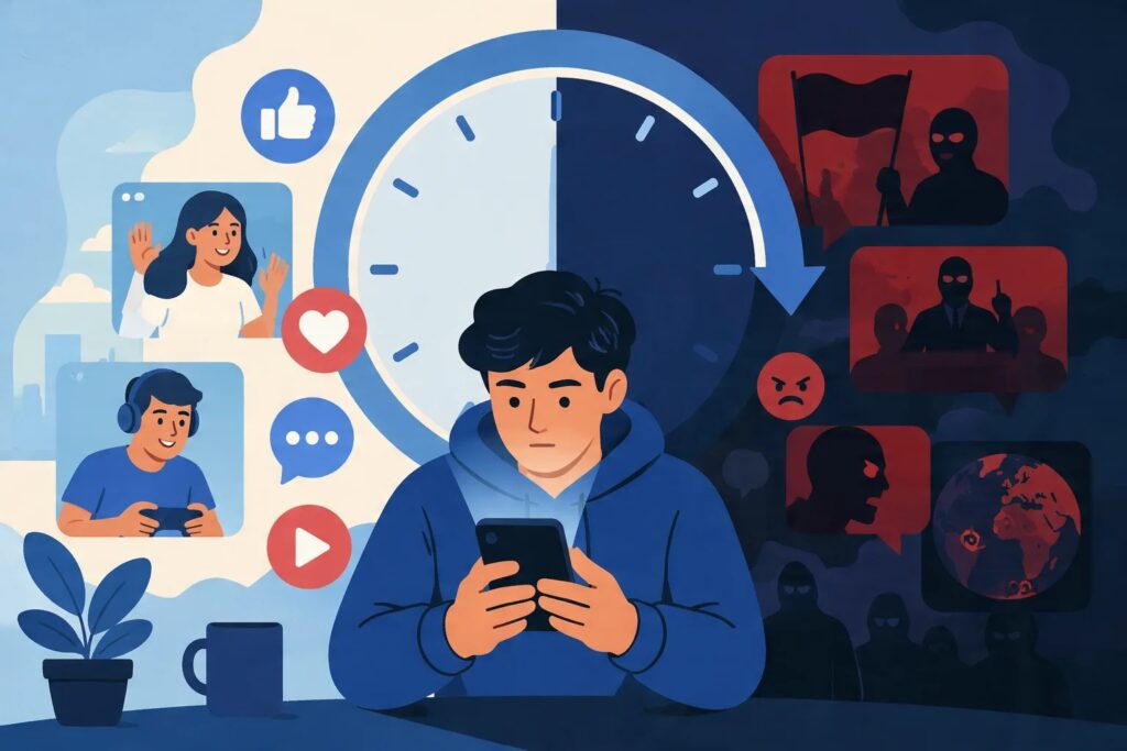 Gen Z Paham Radikal 7 Jam Online Sehari